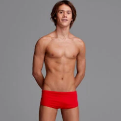 Funky Trunks - Still Red Boys Classic Trunks -Funky Trunks funky trunks still red boys plain trunks 4