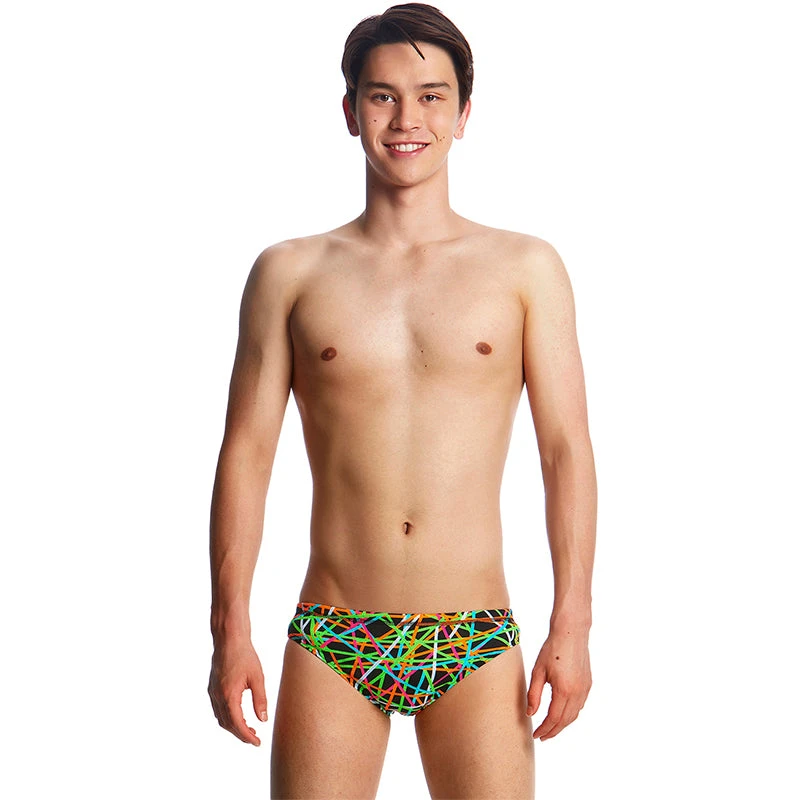 Funky Trunks - Strapped In Boys Classic Briefs 1 Funky Trunks - Strapped In Boys Classic Briefs