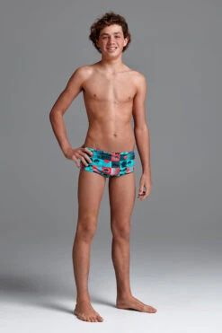 Funky Trunks - Sunset Strip - Boys Classic Trunks -Funky Trunks funky trunks sunset strip boys classic trunks 5
