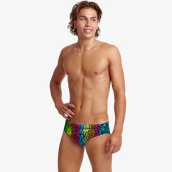 Funky Trunks - Sunset West - Mens Eco Classic Briefs -Funky Trunks funky trunks sunset west mens eco classic briefs 4