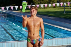 Funky Trunks - Sunset West - Mens Eco Classic Briefs -Funky Trunks funky trunks sunset west mens eco classic briefs 7