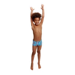 Funky Trunks - Swallowed Up - Toddler Boys Square Trunks -Funky Trunks funky trunks swallowed up toddler boys toddlers square trunk trunks 6