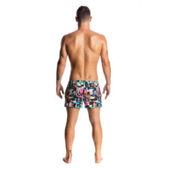 Funky Trunks - Test Signal Mens Shorty Shorts -Funky Trunks funky trunks test signal shorty shorts mens 3
