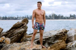 Funky Trunks - Test Signal Mens Shorty Shorts -Funky Trunks funky trunks test signal shorty shorts mens 5