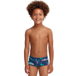 Funky Trunks - Trailer Trash - Toddler Boys Eco Printed Trunks
