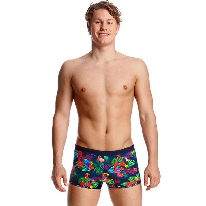 Funky Trunks - Tropic Team Mens Square Trunks 1 Funky Trunks - Tropic Team Mens Square Trunks