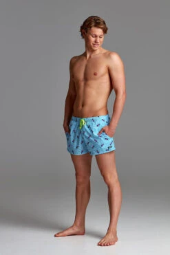 Funky Trunks - Tweety Tweet Mens Shorty Shorts Short -Funky Trunks funky trunks tweety tweet mens shorty shorts short 4