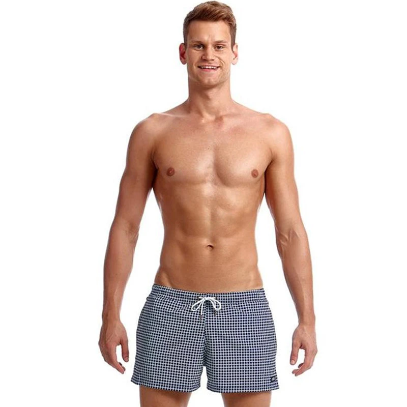 Funky Trunks - Two Face - Mens Shorty Shorts Short 1 Funky Trunks - Two Face - Mens Shorty Shorts Short
