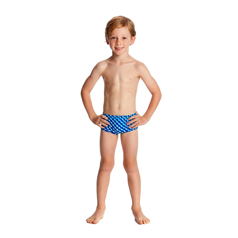 Funky Trunks - Vapour Scale Toddler Boys Printed Trunks 4 Funky Trunks - Vapour Scale Toddler Boys Printed Trunks - Image 4