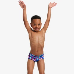 Funky Trunks - Video Star - Toddler Boys Printed Trunks -Funky Trunks funky trunks video star toddler boys printed trunks 3