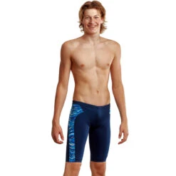 Funky Trunks - Wild Water - Boys Eco Training Jammers -Funky Trunks funky trunks wild water boys training jammers 5