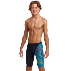 Funky Trunks - Wires Crossed - Boys Training Jammers -Funky Trunks funky trunks wires crossed boys training jammers 4