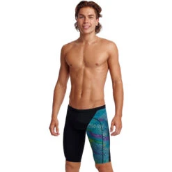 Funky Trunks - Wires Crossed - Mens Training Jammers -Funky Trunks funky trunks wires crossed mens training jammers 4