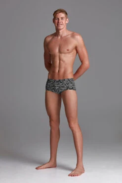 Funky Trunks - Zebra Crossing - Mens Eco Classic Trunks -Funky Trunks funky trunks zebra crossing mens eco classic trunks 5